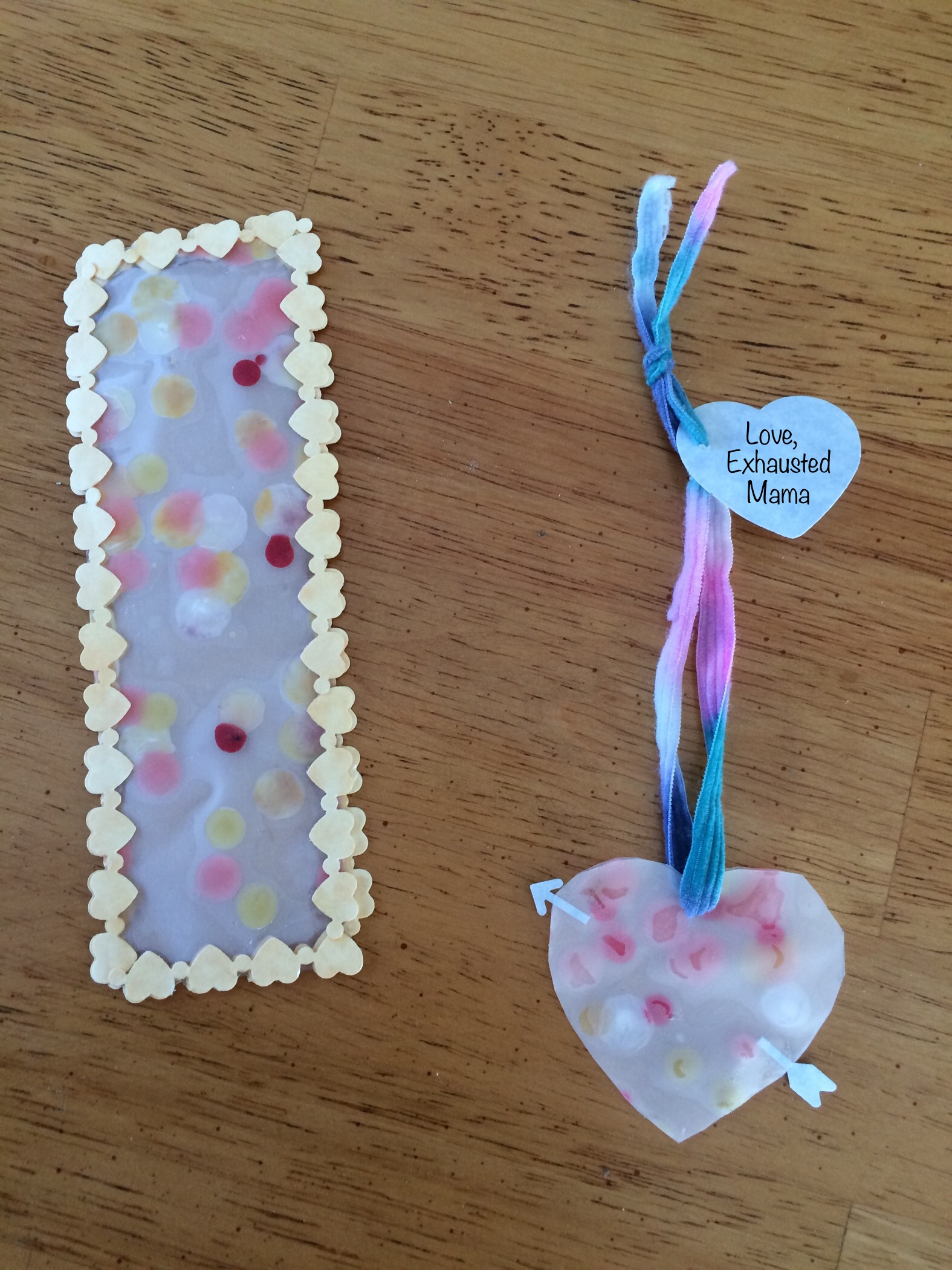 Valentine's Suncatcher Craft for Preschoolers