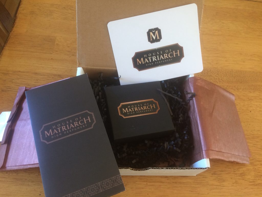 House of Matriarch perfume unboxing