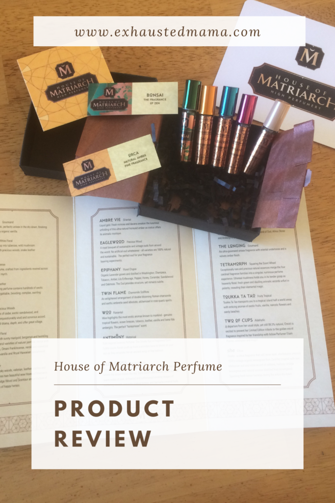 Product Review House of Matriarch Perfume Pin2