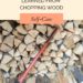 lessons in self-care learned from chopping wood